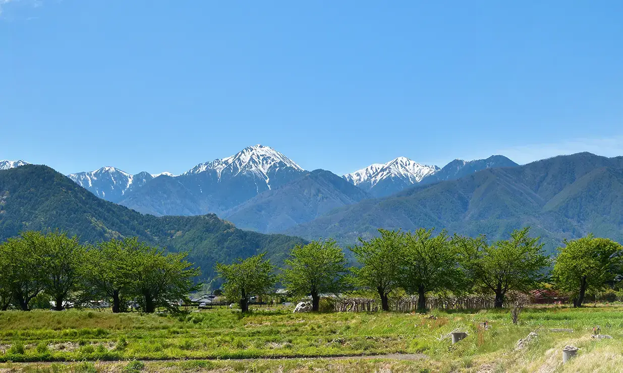 安曇野の豊かな自然