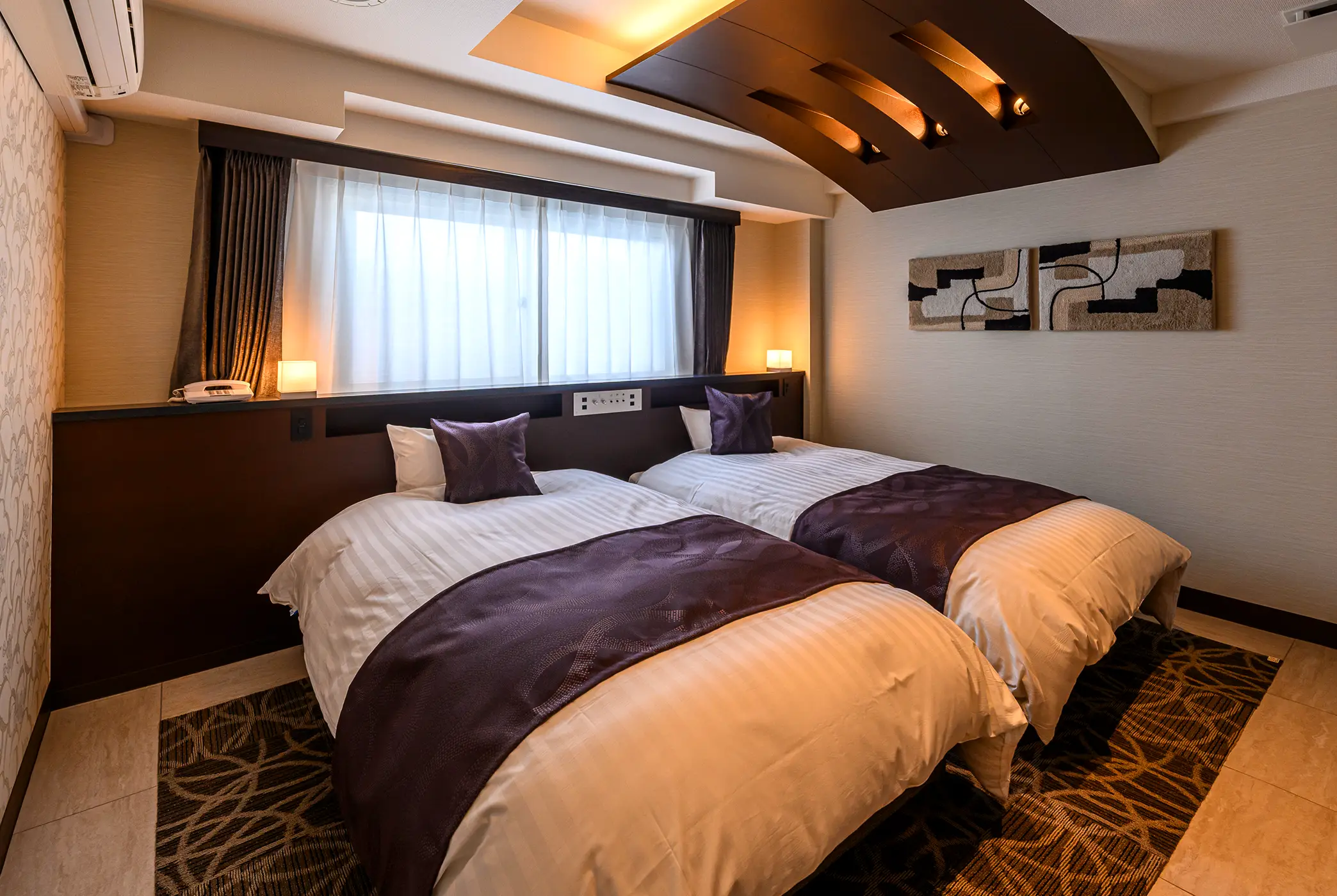 温泉ホテル安曇野アートキャビンの客室